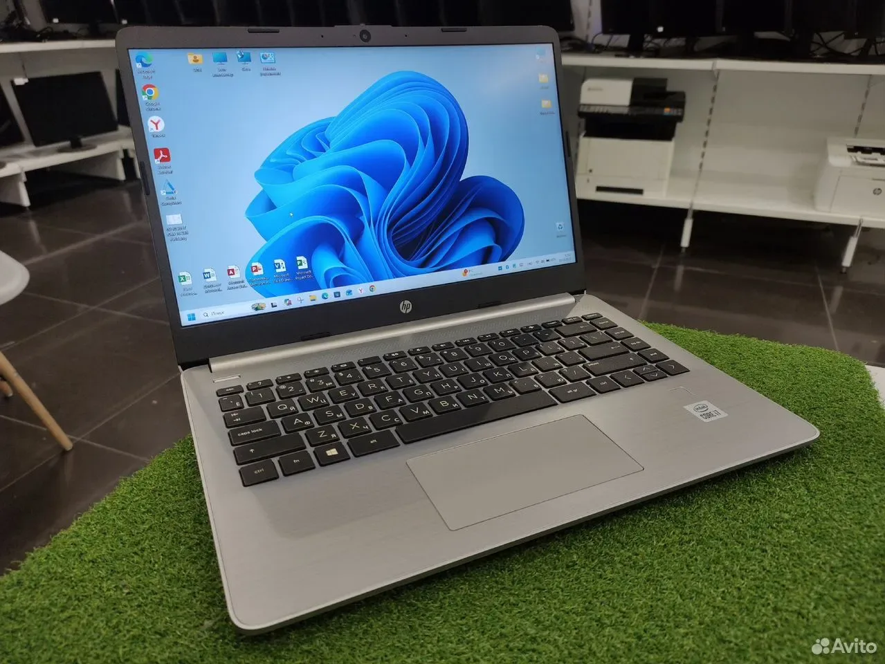 Ноутбук HP 14" I7 1065G7/DDR4 16G/SSD 256G #a68 — фото 1