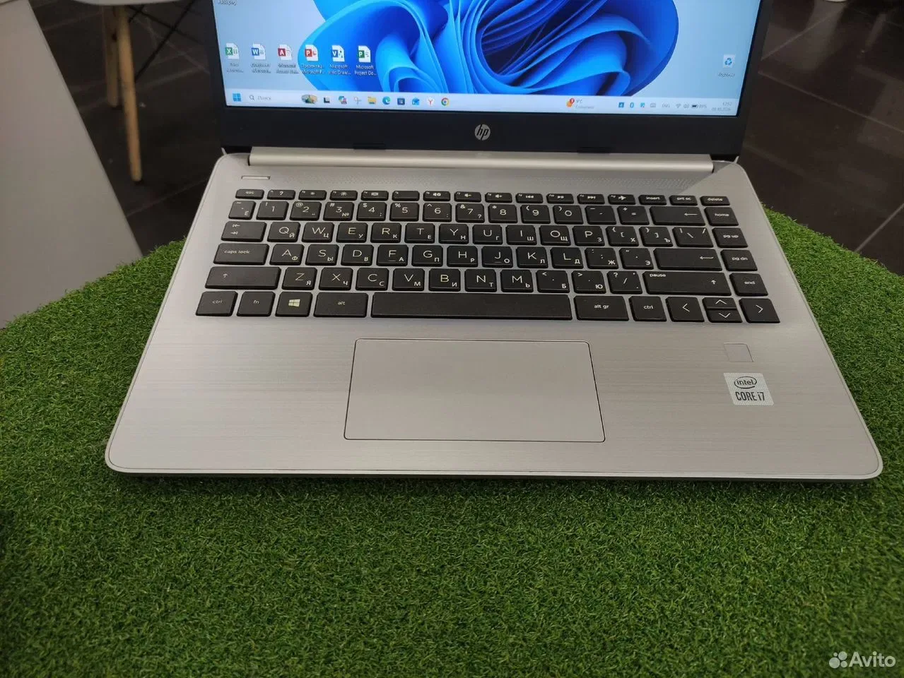 Ноутбук HP 14" I7 1065G7/DDR4 16G/SSD 256G #a68 — фото 3