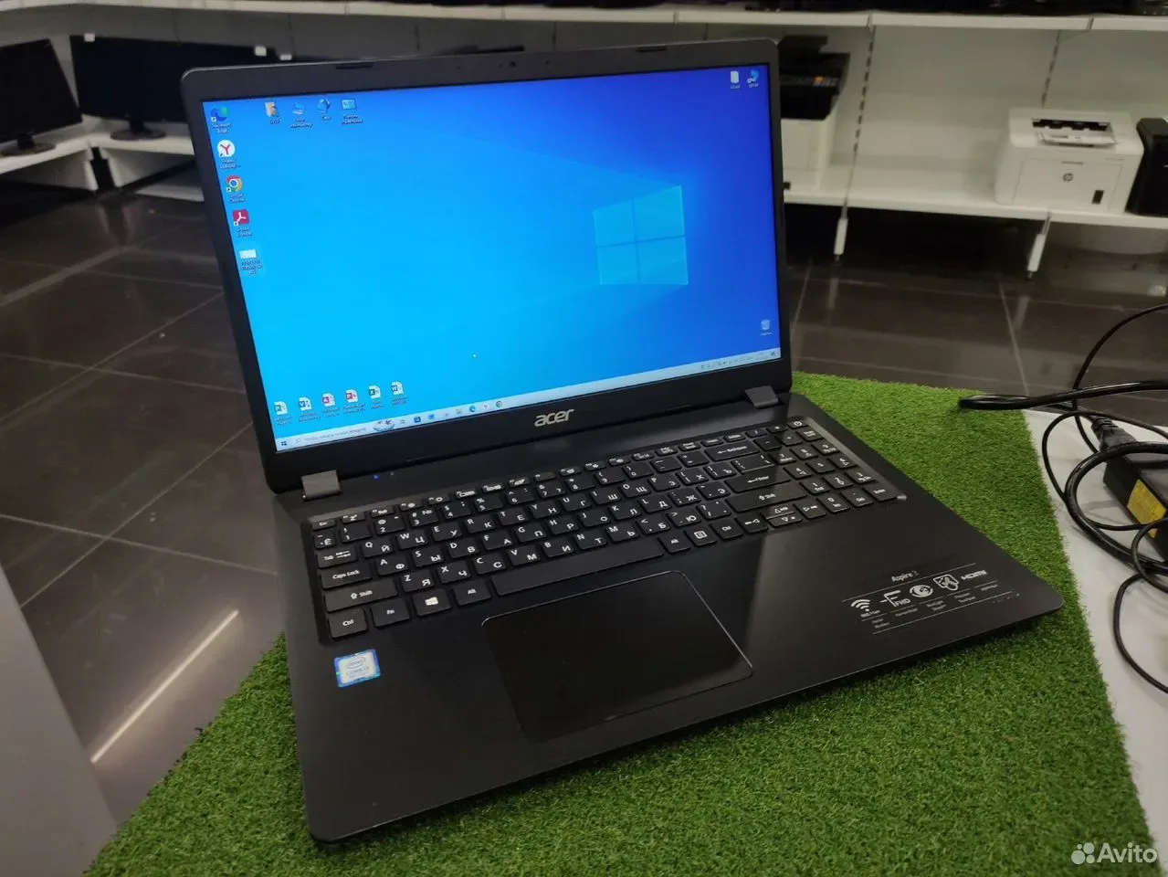 Ноутбук 15.6" acer I3-8130U/DDR4 8G/SSD 240G #A69 — фото 1