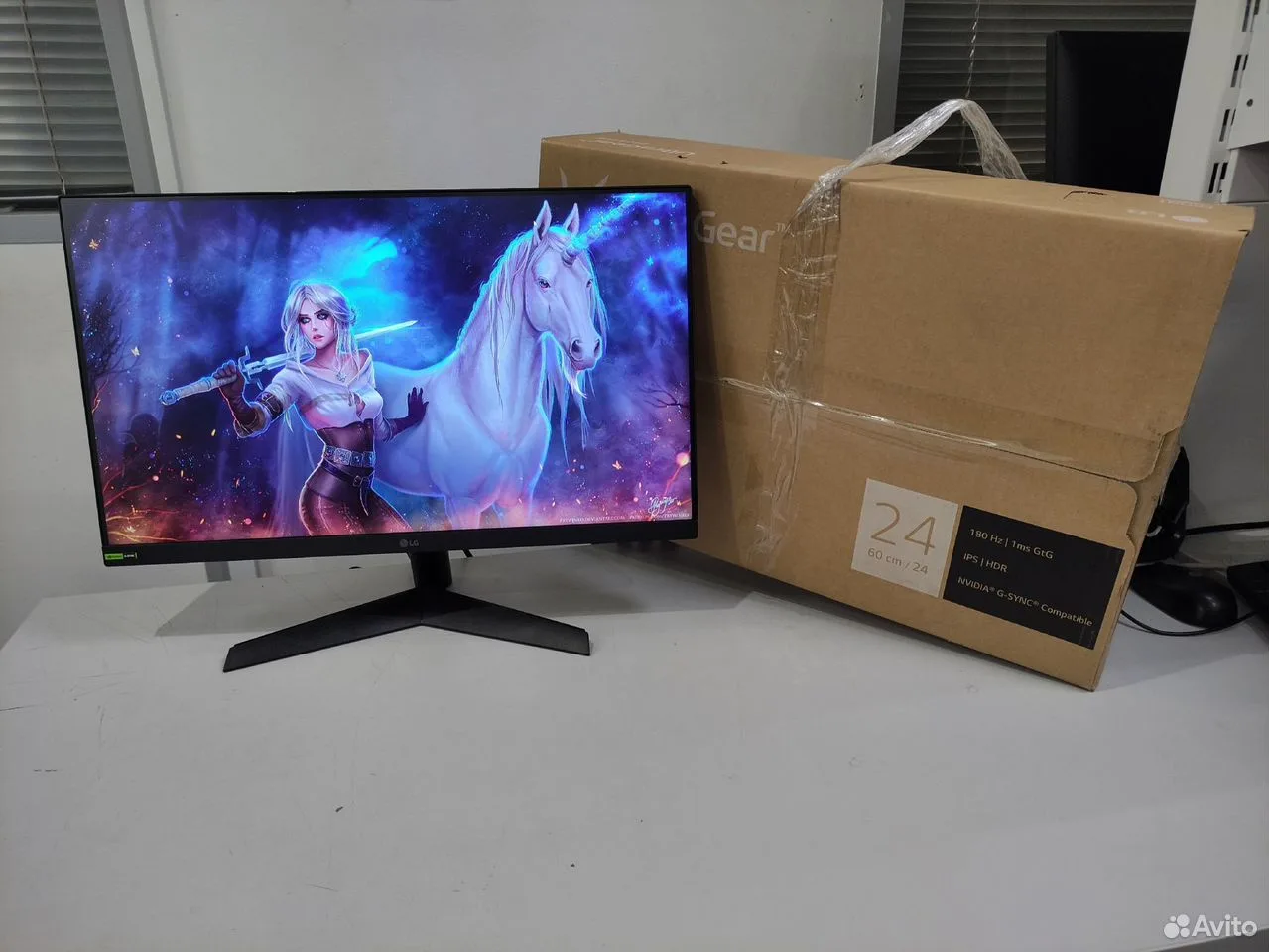 Игровой монитор 180Ghz LG UltraGear 24GS60F-B — фото 1