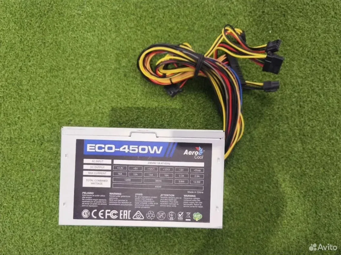 Блок питания Aerocool Eco 450W — фото 4