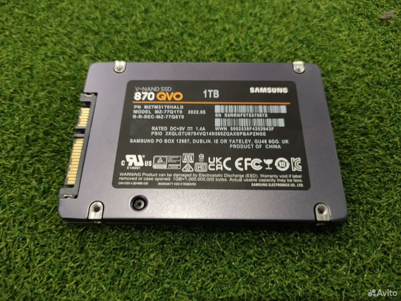SSD Накопитель Samsung 1Tb 870 QVO #87X — фото 1