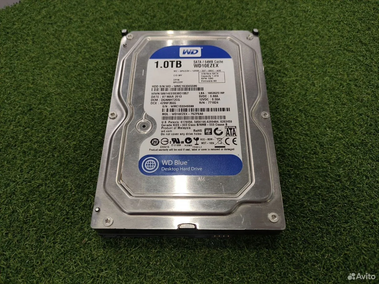 Жесткий диск 3.5" 1Tb Western Digital #599 — фото 1