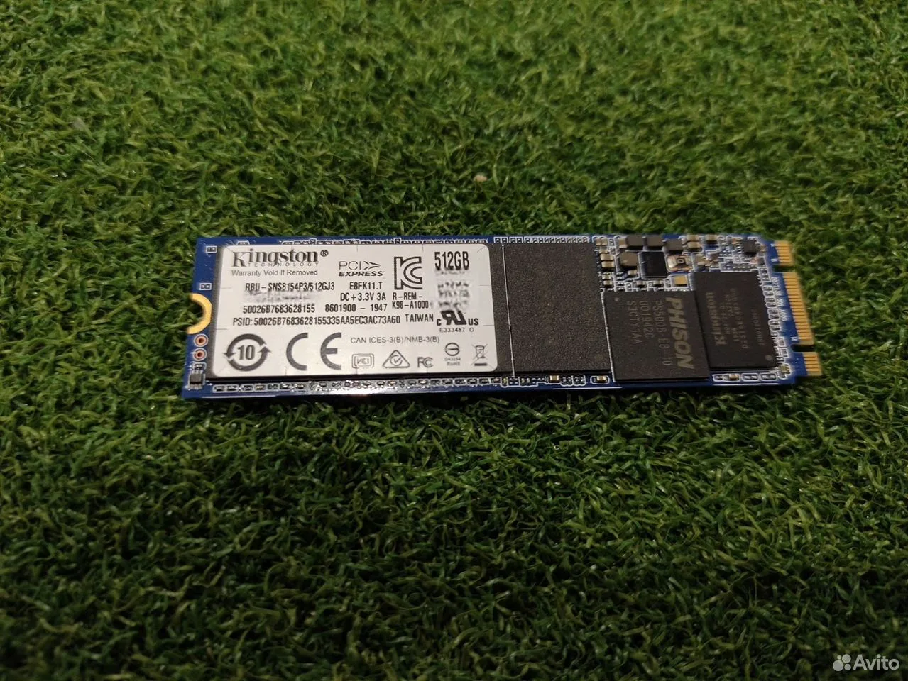 Ssd M2 SATA 512Gb Kingston #155 — фото 1