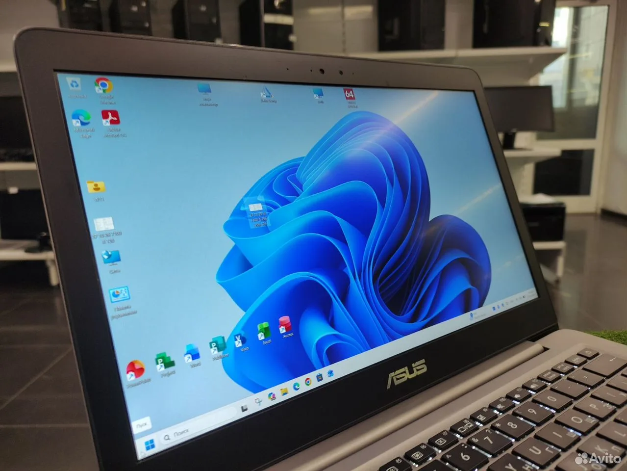 Ноутбук asus intel I3 7100u/DDR4 8G/SSD 128Gb #A80 — фото 2