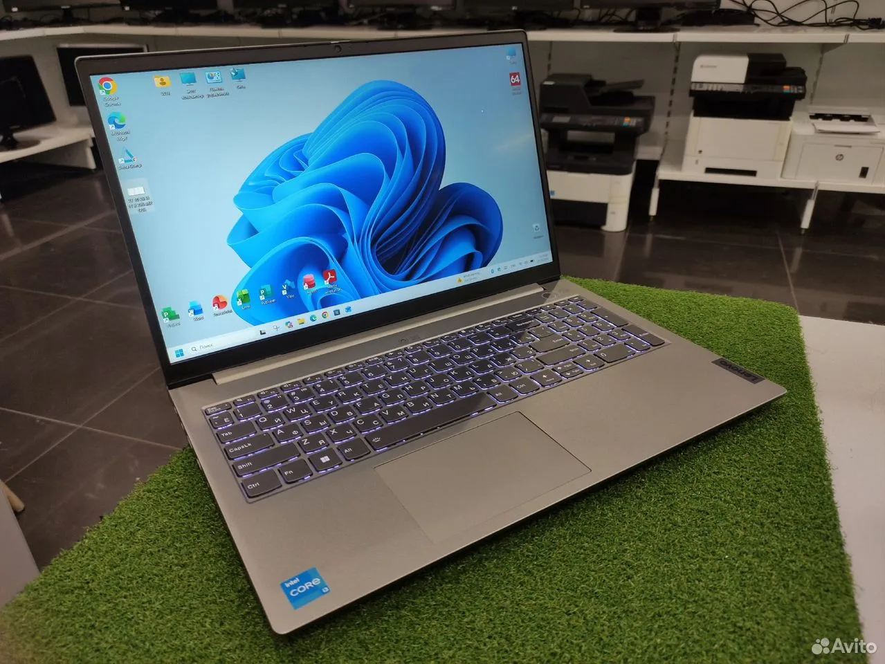 Lenovo 15.6" Core i3 1115G4/8G DDR4/SSD 256G #A82 — фото 1