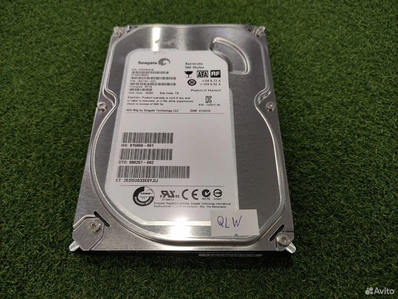 Жесткий диск 3.5" 500Gb Seagate #QLW — фото 1