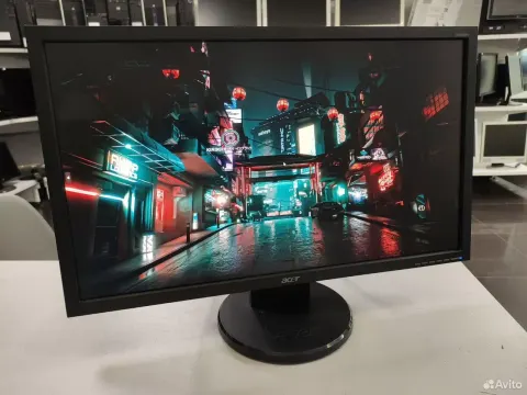 Монитор 24" acer 1920x1080 VGA DVI