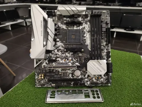 Материнская плата sAM4 asrock B450M steel legend