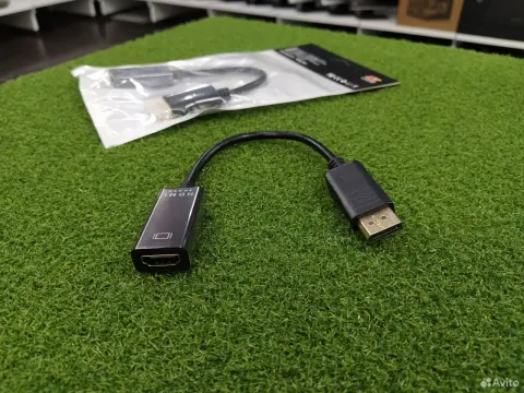 Переходник (адаптер) DisplayPort-hdmi новый