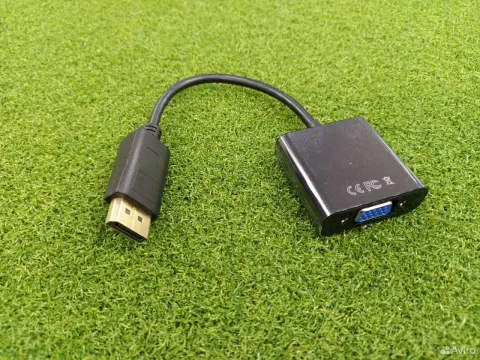 Переходник (конвертер) DisplayPort-VGA новый