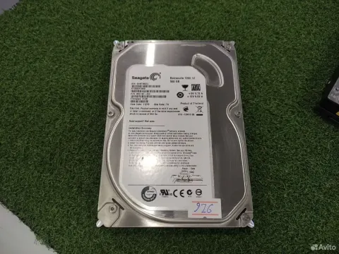 Жесткий диск 3.5" 500Gb Seagate #9ZG