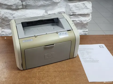 Принтер лазерный HP LaserJet 1020, A4, USB