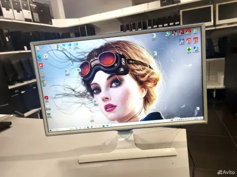 Монитор Samsung S27E391H 27" Glossy-White
