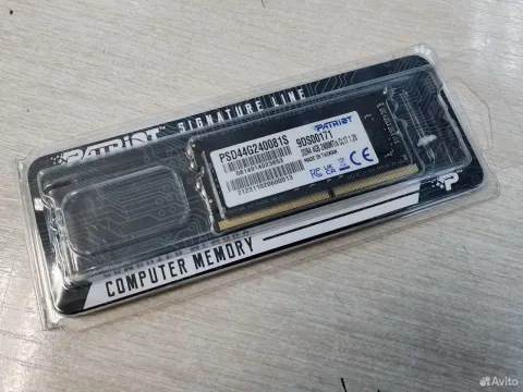 Оперативная память для ноутбука DDR4 4Gb, 2400Mhz