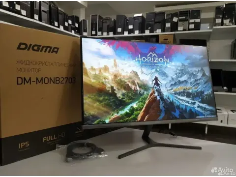 Новый монитор 27" Digma IPS 1920x1080 75Гц