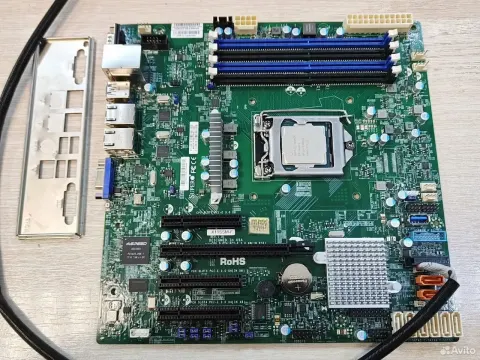 Серверная мат. плата Supermicro X11SSM-F+E3-1220v6