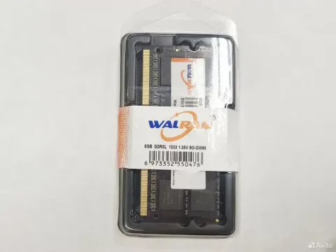 So-dimm DDR3L 8Gb WalRam 1333MHz 1.35v