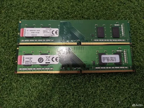 Комплект Kingston DDR4 8G (4G x 2) 2400Mhz