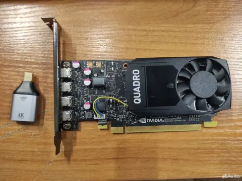Видеокарта Nvidia quadro P1000 4Gb